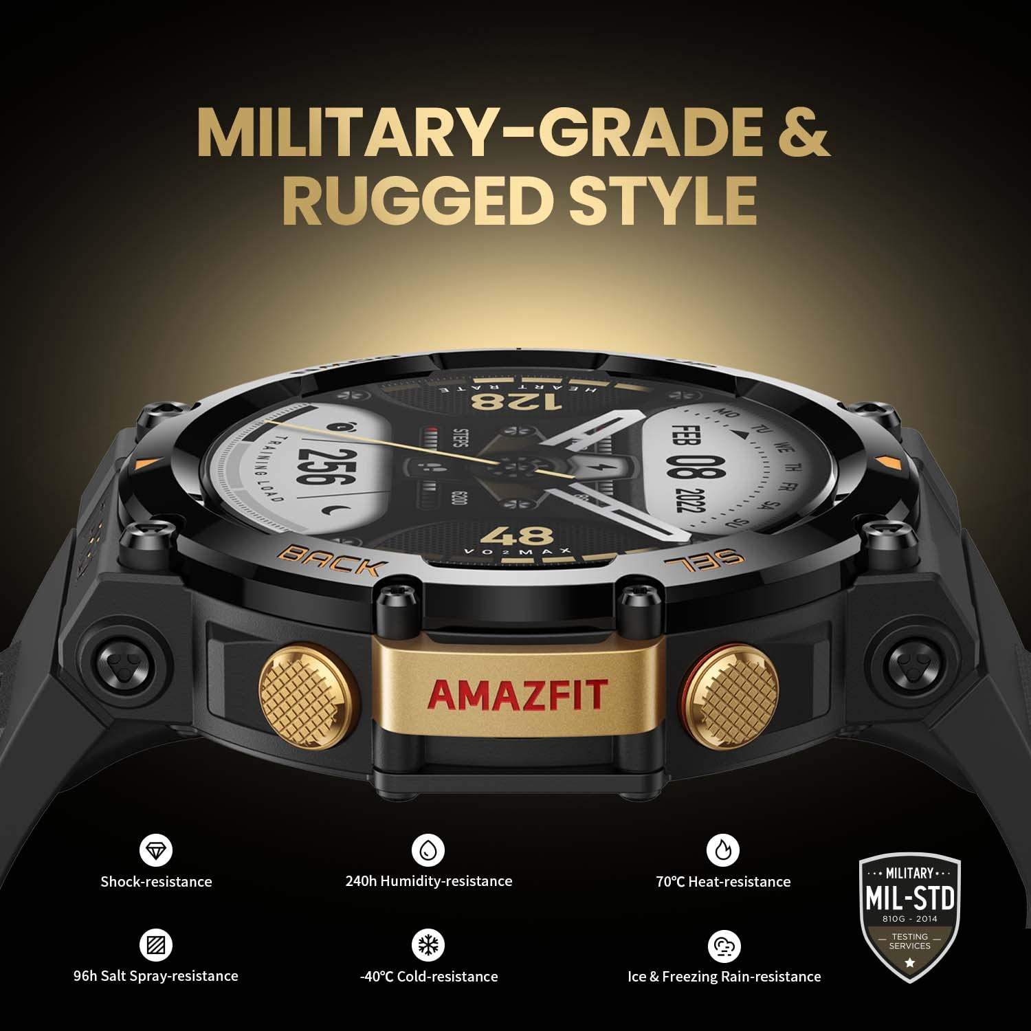 Foto 8 pulgar | Reloj Inteligente Amazfit T-rex 2 Robusto De 47 Mm, Duración De La Batería De 24 Días - Venta Internacional.