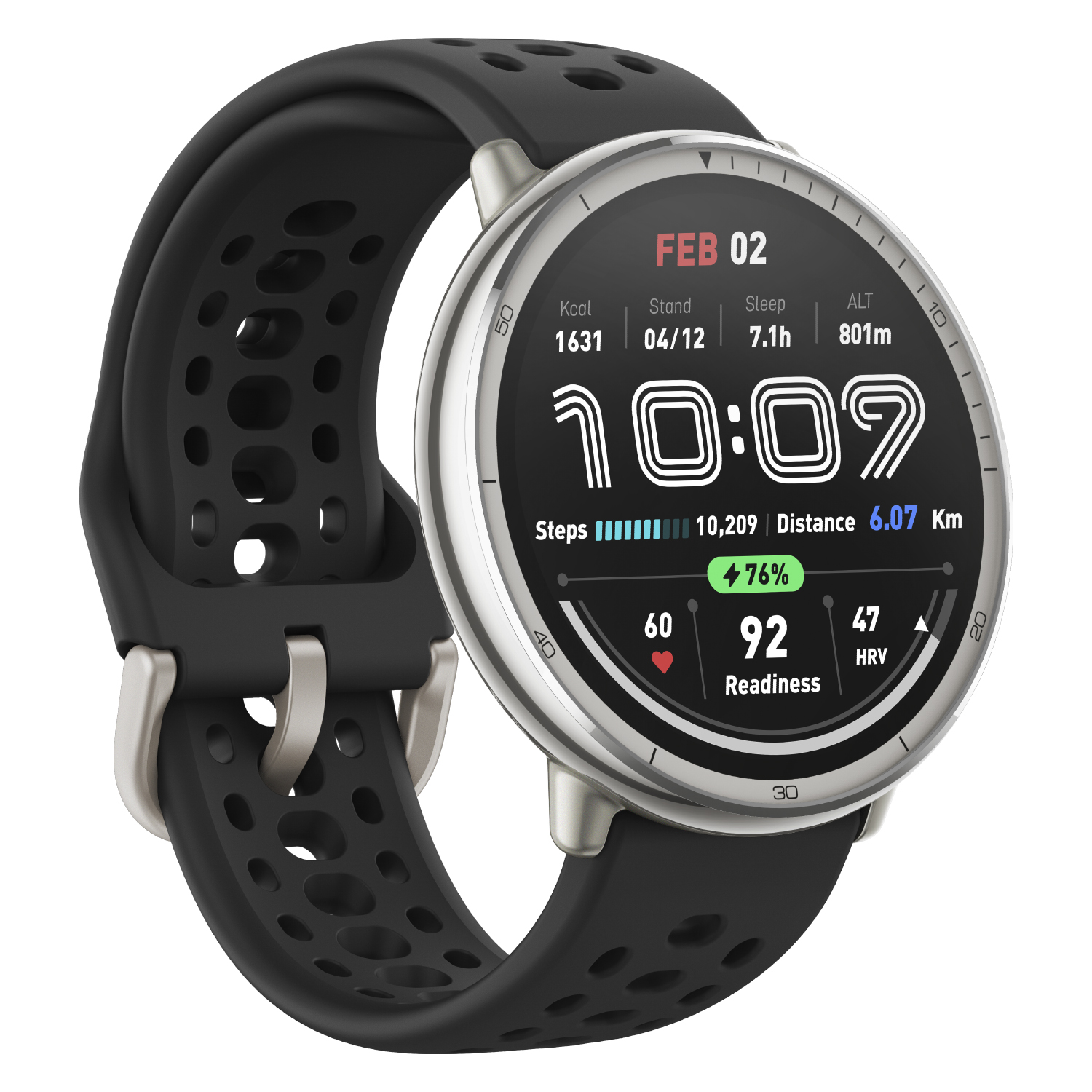 Foto 4 pulgar | Amazfit Active 2 Negro