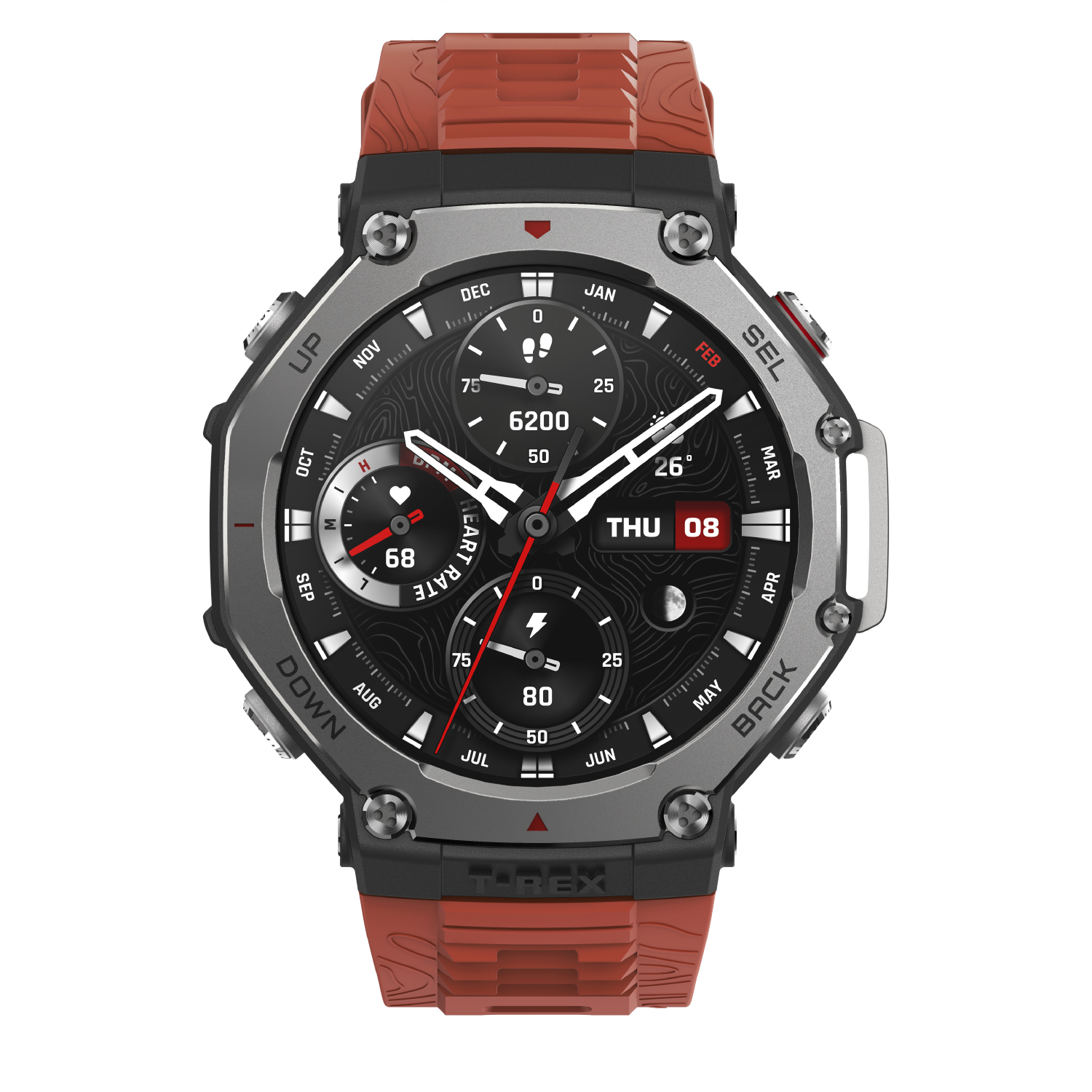 Foto 3 pulgar | Amazfit T-rex 3 Naranja