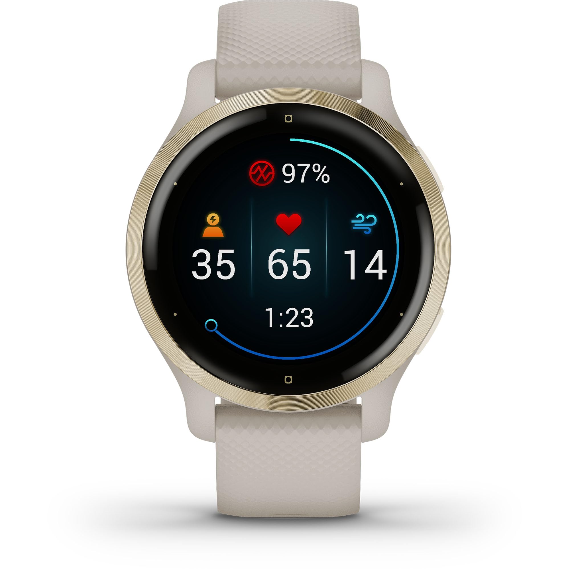 Foto 6 | Reloj Inteligente Gps Garmin Venu 2s Con Monitorización Avanzada De La Salud - Venta Internacional.