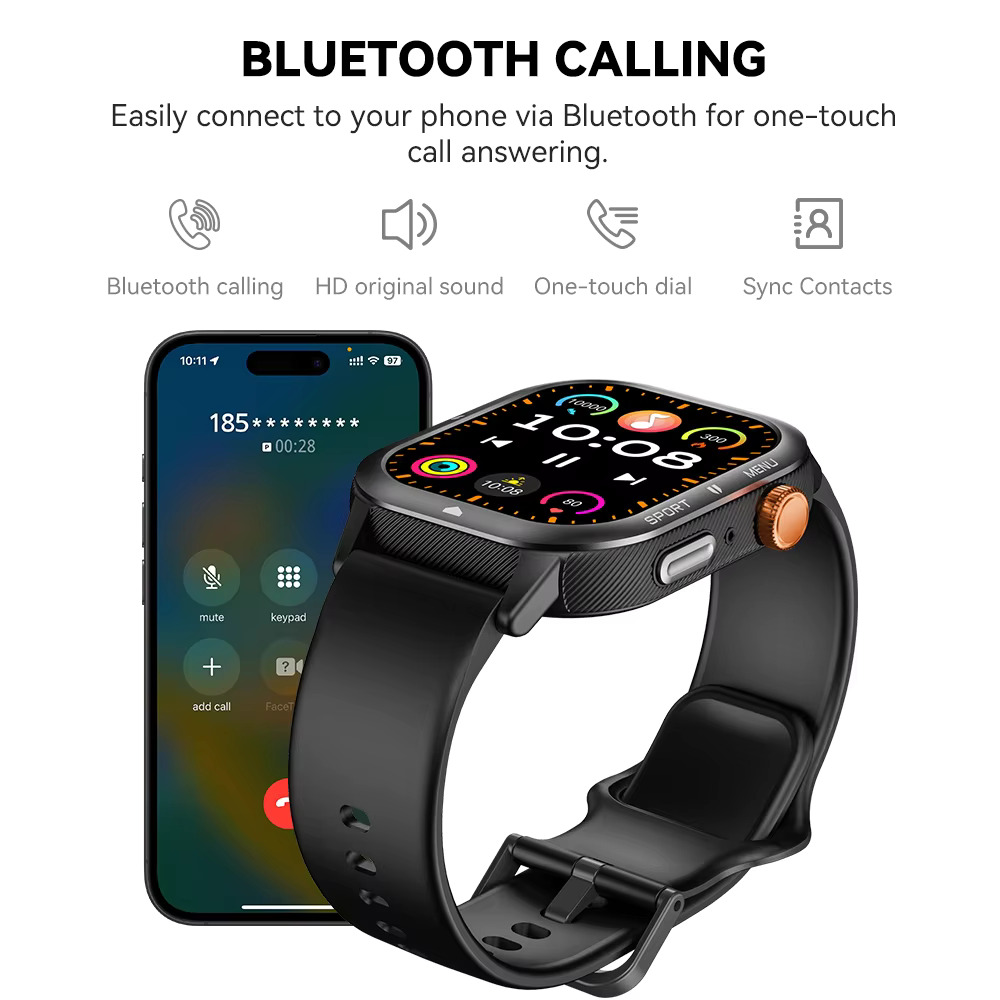 Foto 5 pulgar | Reloj Inteligente Cubot U1 con Bluetooth Rastreador de Llamadas y Actividad Física 300 Mah - Venta Internacional