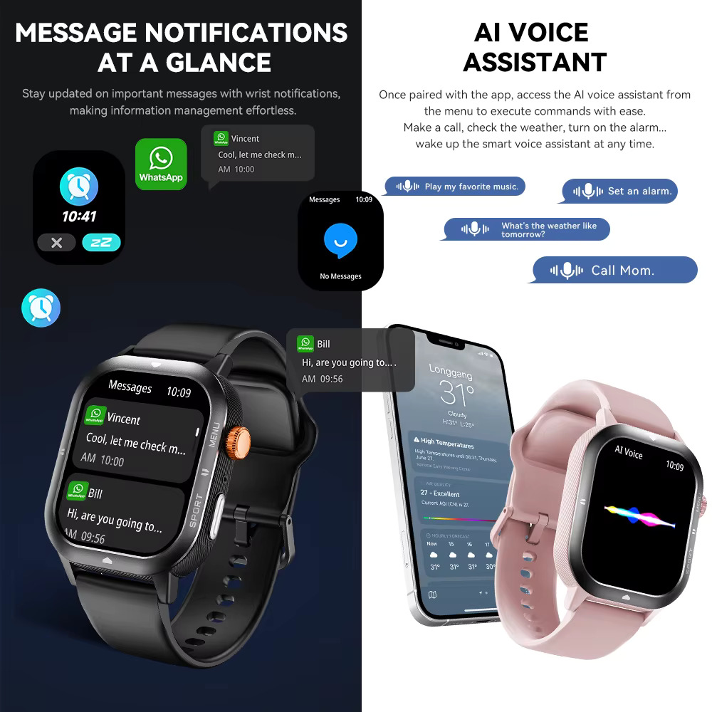 Foto 5 | Reloj Inteligente Cubot U1 con Bluetooth Rastreador de Llamadas y Actividad Física 300 Mah - Venta Internacional