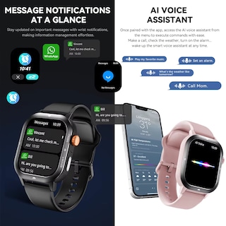 Foto 5 | Reloj Inteligente Cubot U1 con Bluetooth Rastreador de Llamadas y Actividad Física 300 Mah - Venta Internacional