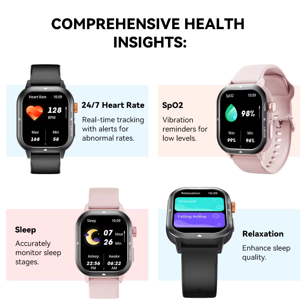 Foto 6 | Reloj Inteligente Cubot U1 con Bluetooth Rastreador de Llamadas y Actividad Física 300 Mah - Venta Internacional