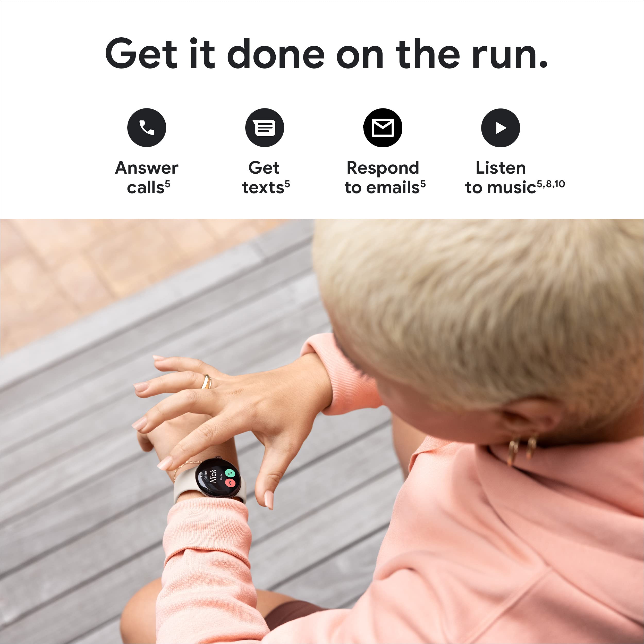 Foto 7 pulgar | Smartwatchs Google Pixel Watch Android - Venta Internacional