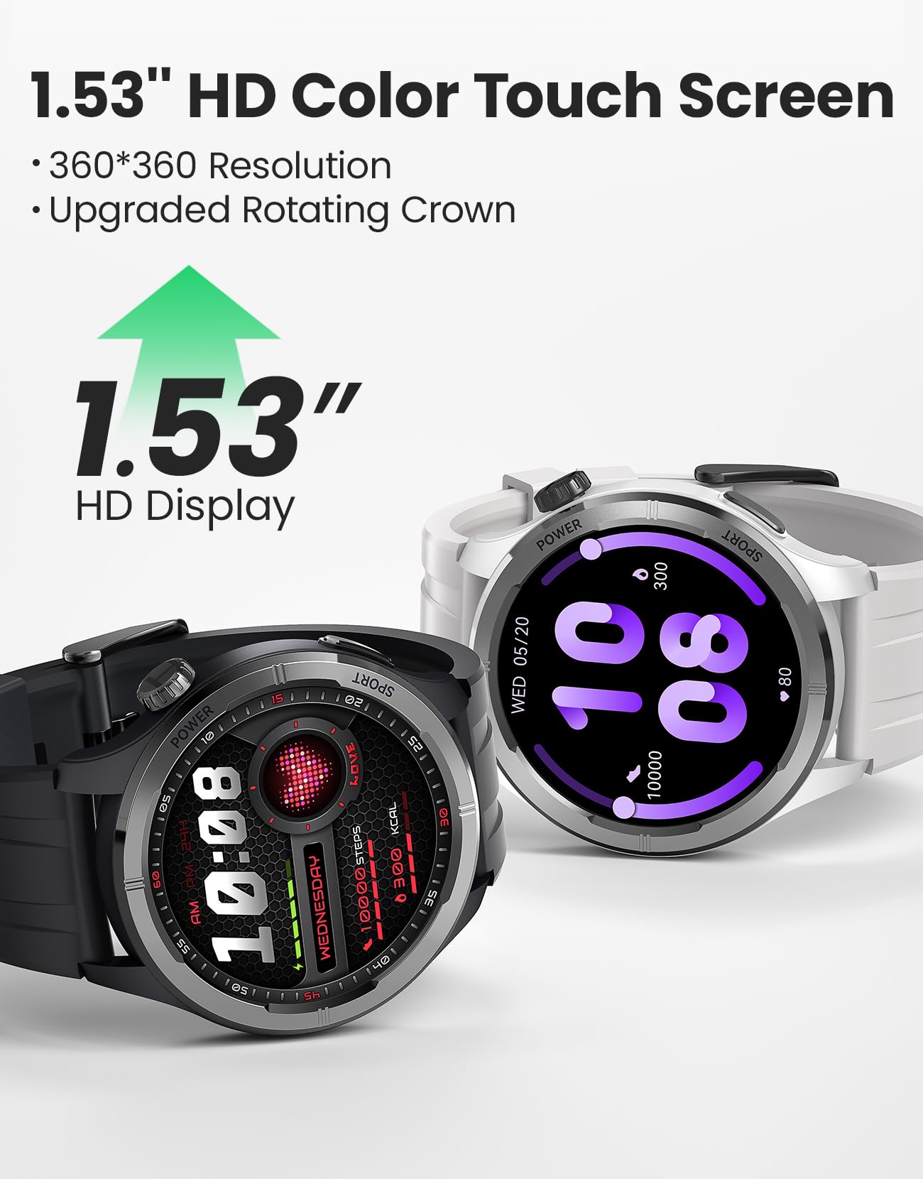 Foto 4 pulgar | Reloj Inteligente Haylou Solar Neo De 1,53 Pulgadas Hd Touch Ip68 Bluetooth 5.3 - Venta Internacional.