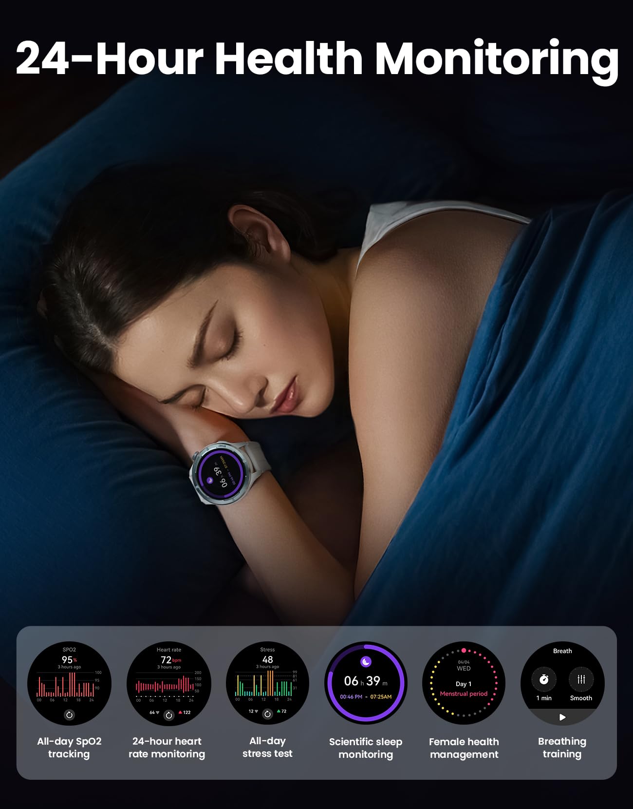 Foto 6 pulgar | Reloj Inteligente Haylou Solar Neo De 1,53 Pulgadas Hd Touch Ip68 Bluetooth 5.3 - Venta Internacional.