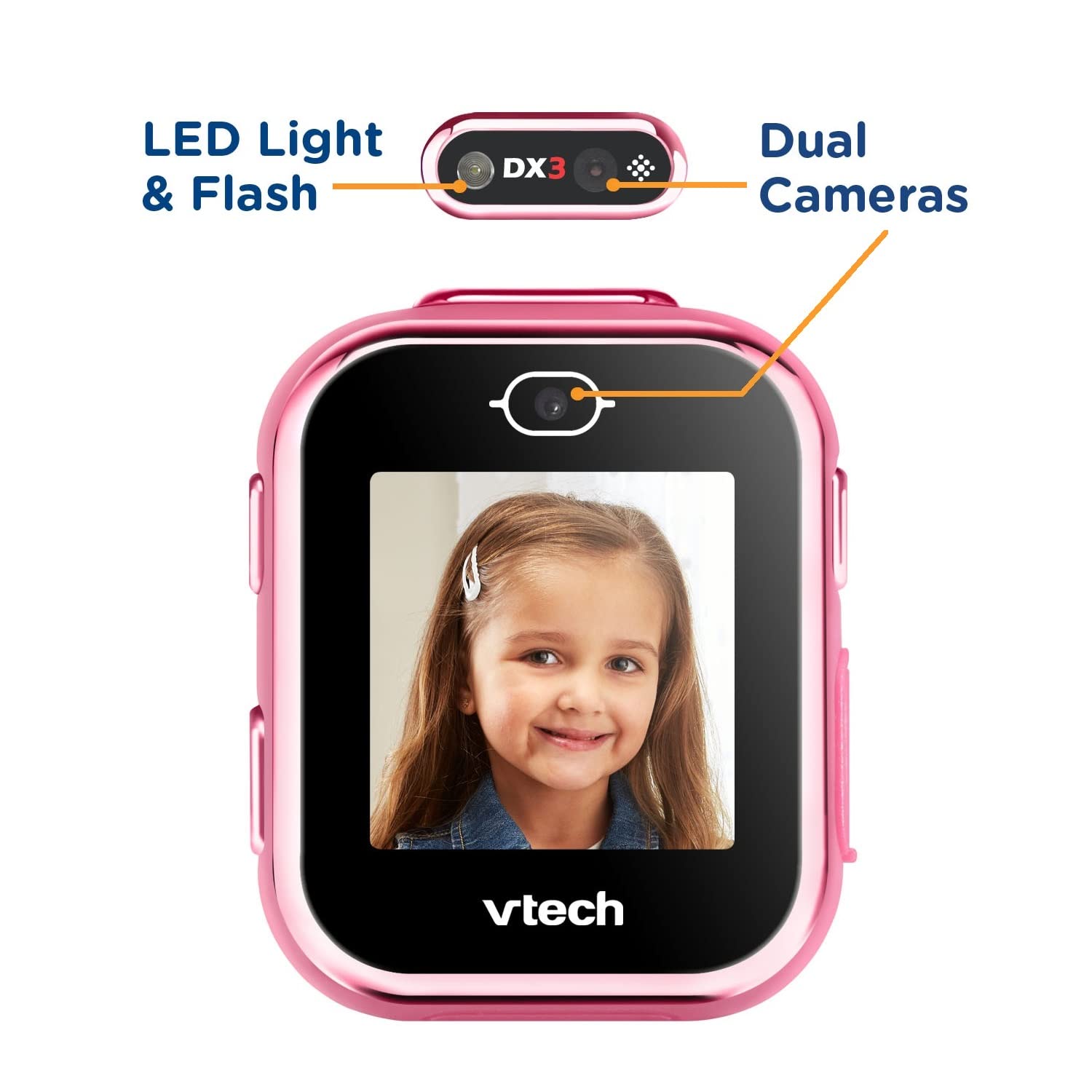 Foto 3 | Smartwatch Vtech Kidizoom Dx3 Para Niños, Rosa - Venta Internacional.
