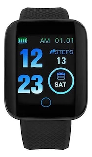 Foto 1 | Smartwatch Bluetooth C/relo, Oximetro Camara Color Negro Greenleaf