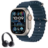 Apple Watch Ultra 2 49mm Azul Titaneo + Audifonos
