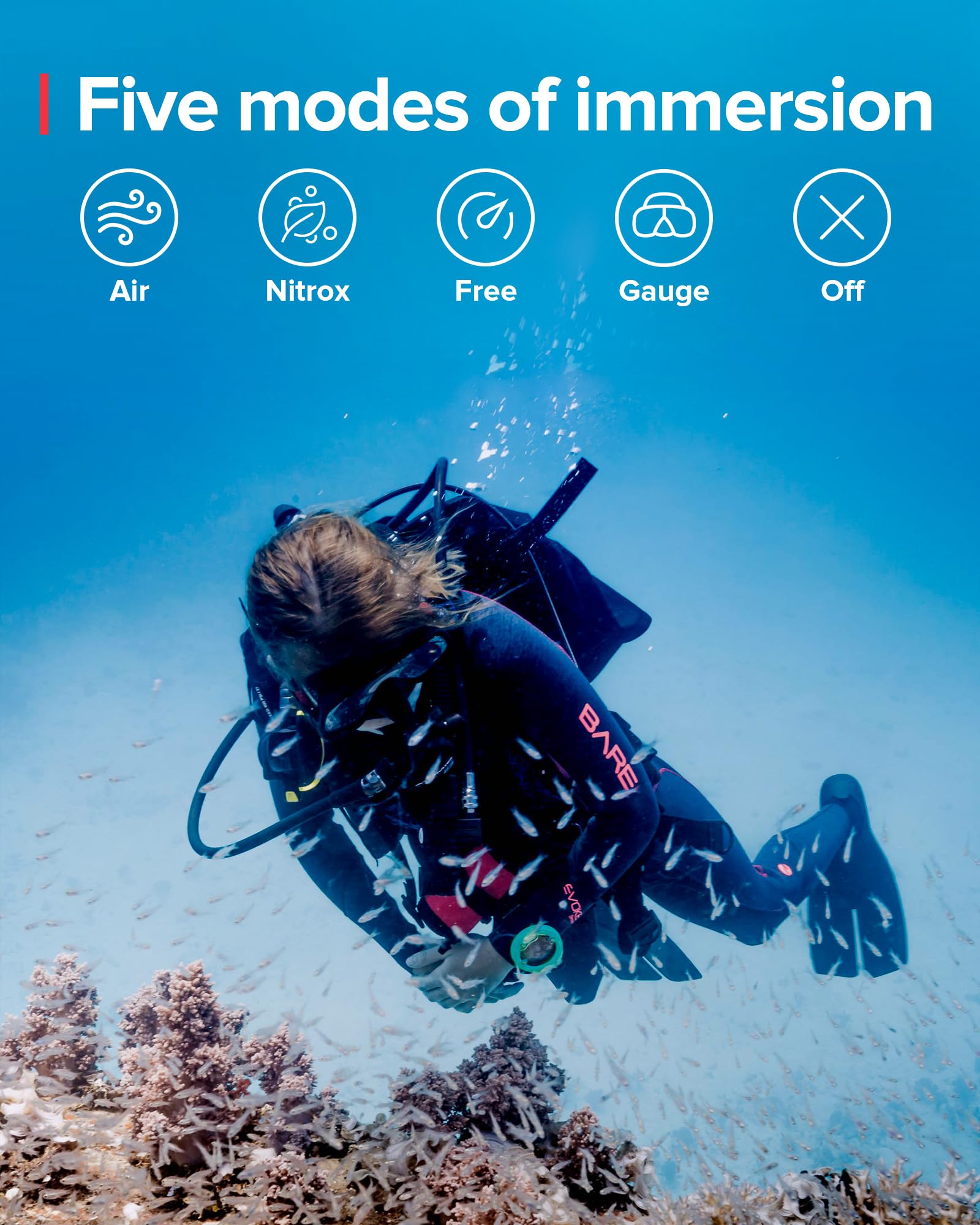 Foto 4 pulgar | Ordenador de Buceo Suunto Zoop Novo Wrist Aqua Blue - Venta Internacional