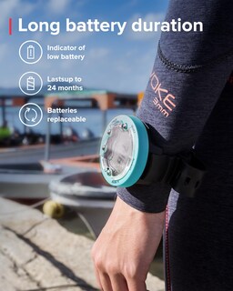 Foto 5 | Ordenador de Buceo Suunto Zoop Novo Wrist Aqua Blue - Venta Internacional