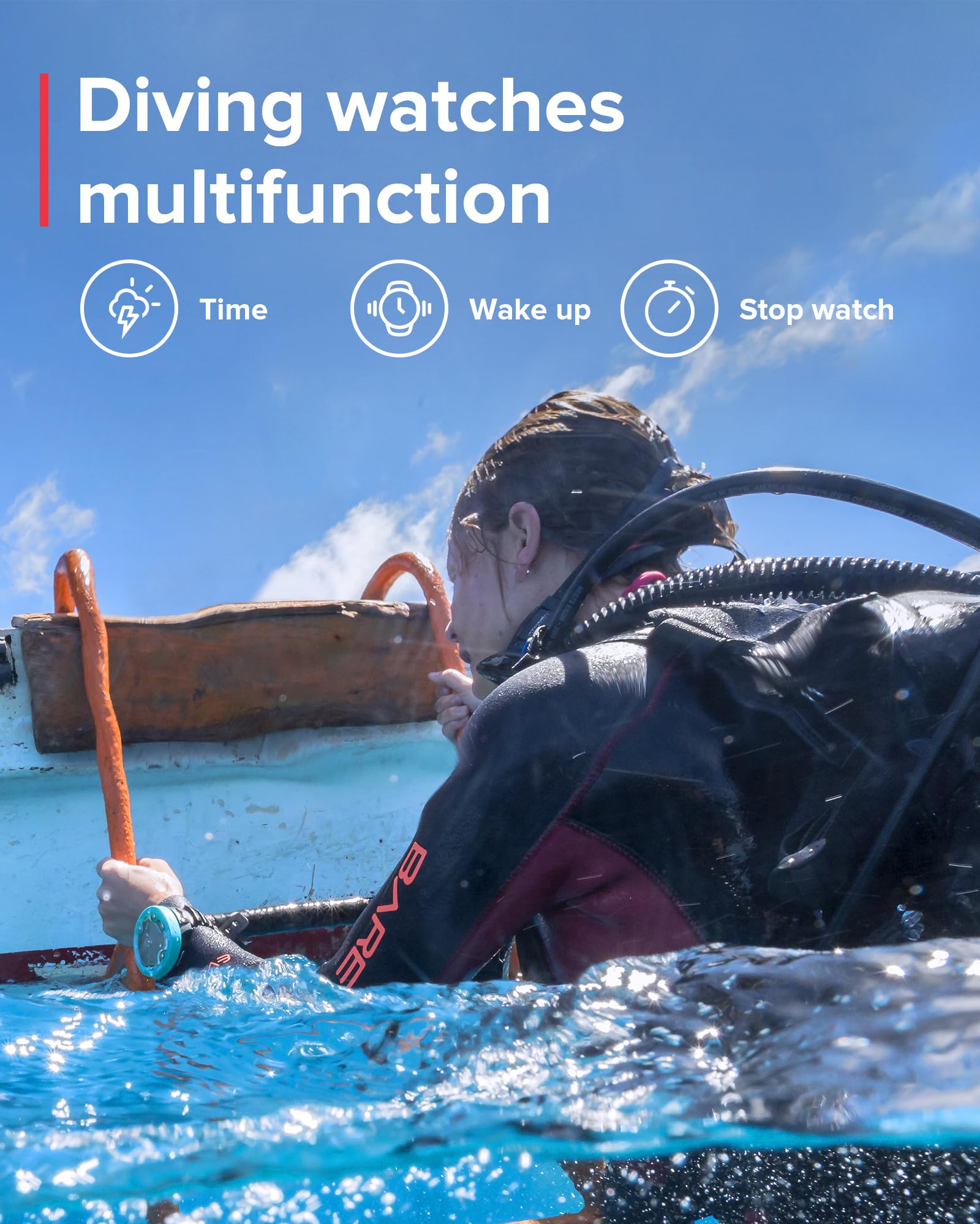 Foto 7 pulgar | Ordenador de Buceo Suunto Zoop Novo Wrist Aqua Blue - Venta Internacional