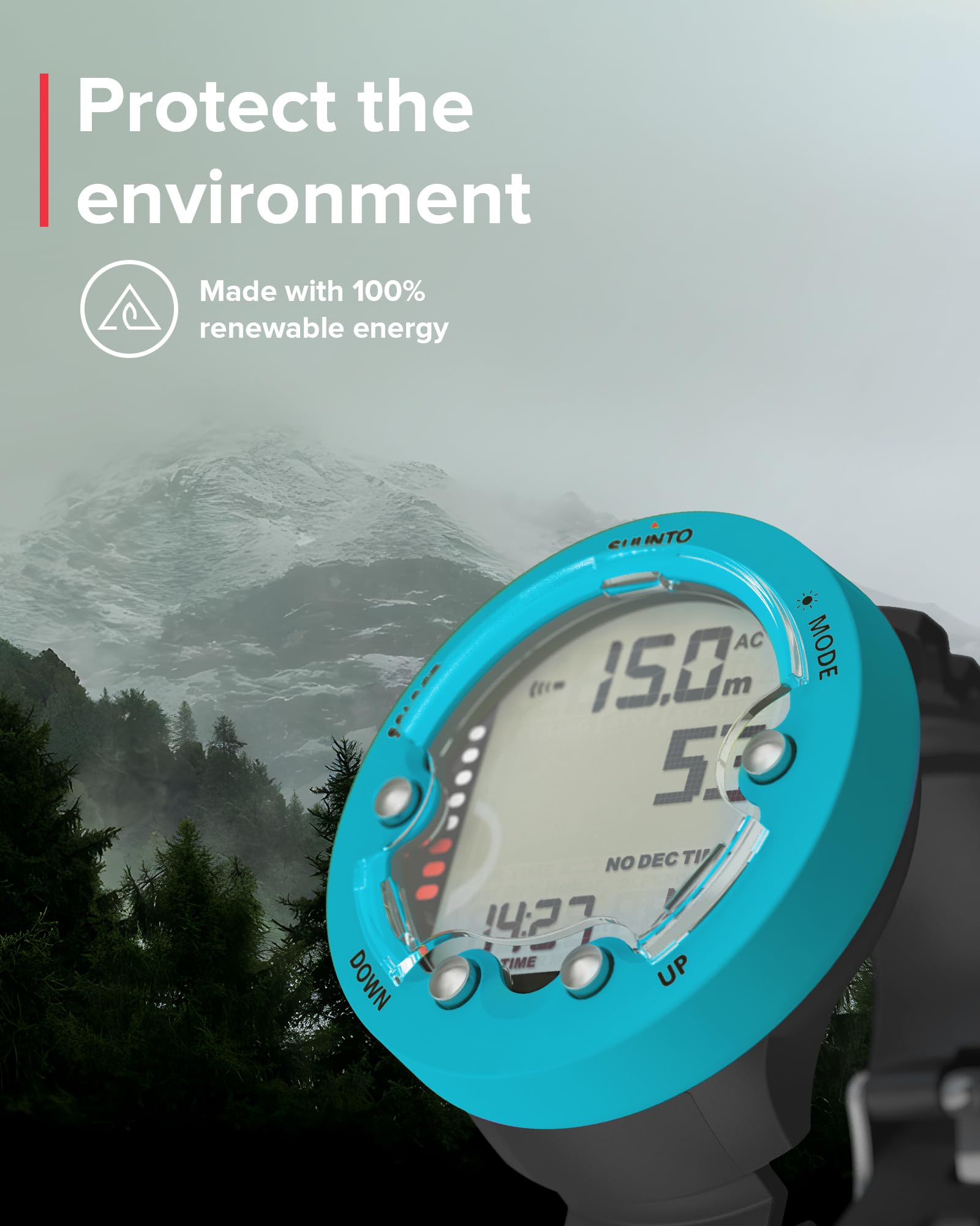 Foto 8 pulgar | Ordenador de Buceo Suunto Zoop Novo Wrist Aqua Blue - Venta Internacional