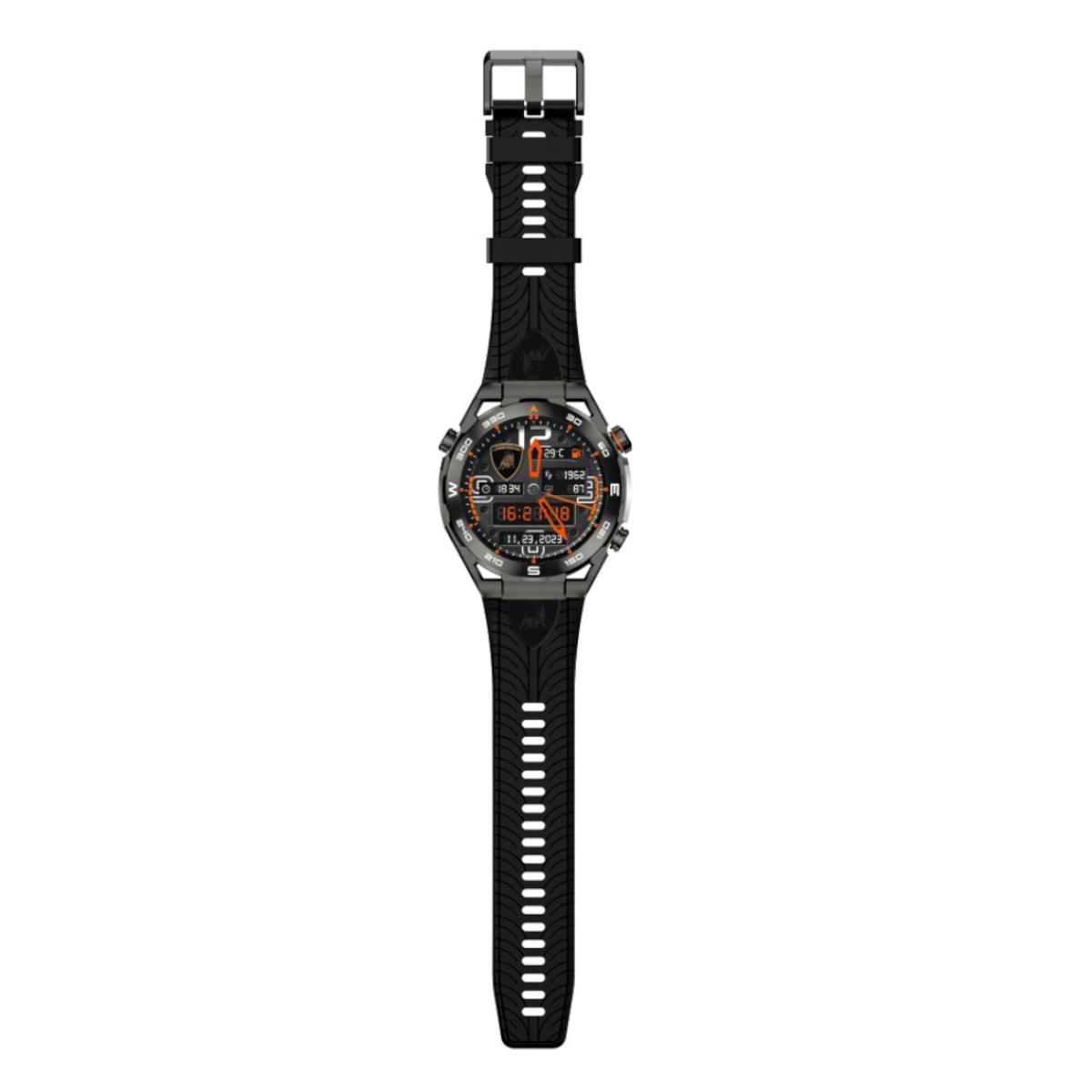 Foto 4 pulgar | Smartwatch Lamborghini Aventador V12 Gt Nero Nemesis