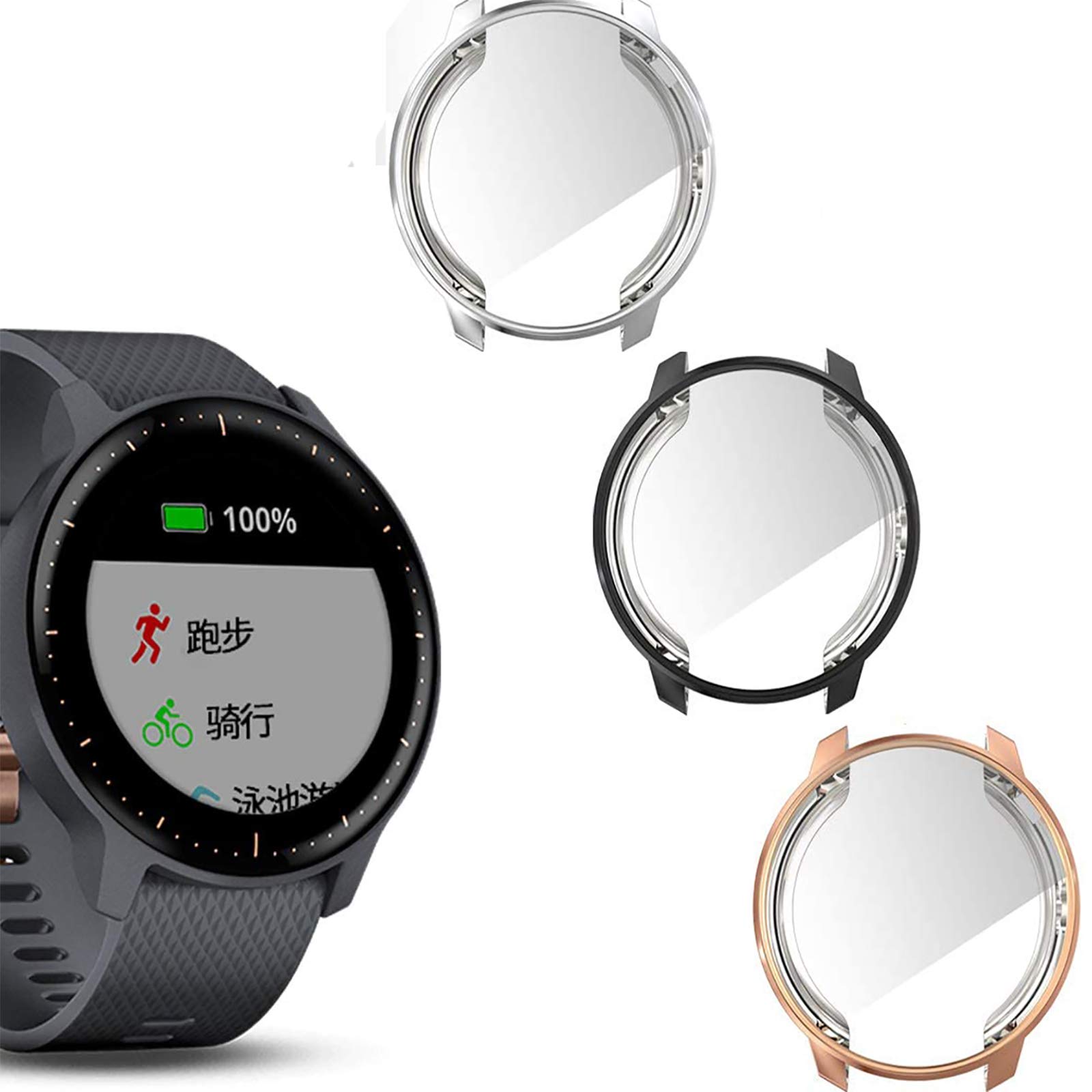 Funda Protectora De Tpu De Repuesto Para Garmin Vivoactive 3 Music - Venta Internacional.