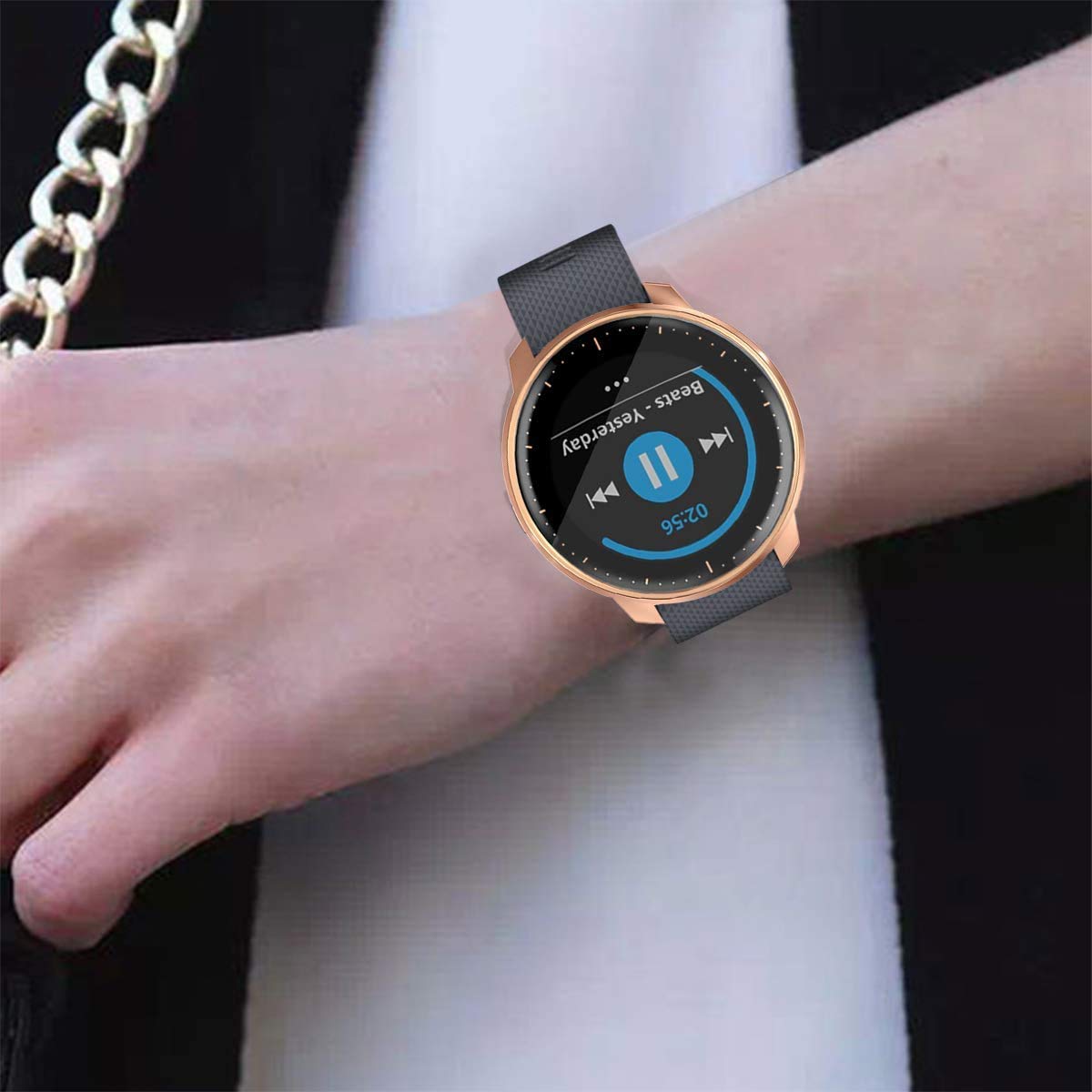 Foto 7 pulgar | Funda Protectora De Tpu De Repuesto Para Garmin Vivoactive 3 Music - Venta Internacional.