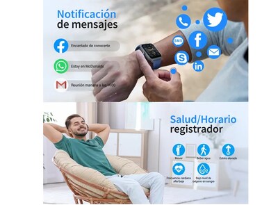 Foto 4 | Xtellar Smartwatch Premium: Comunicación Bluetooth Y Funciones Inteligentes