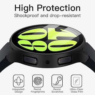 Foto 5 | Funda Protectora Con Protector De Pantalla Para Samsung Galaxy Watch 6 44 Mm Jetech, Paquete De 2 - Venta Internacional.