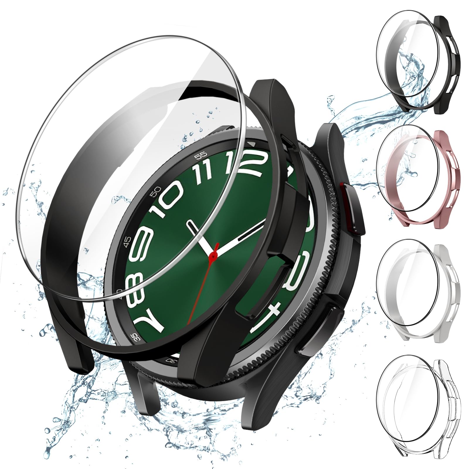 Foto 2 pulgar | Funda Y Protector De Pantalla Jetech Para Samsung Galaxy Watch 6 - Venta Internacional.