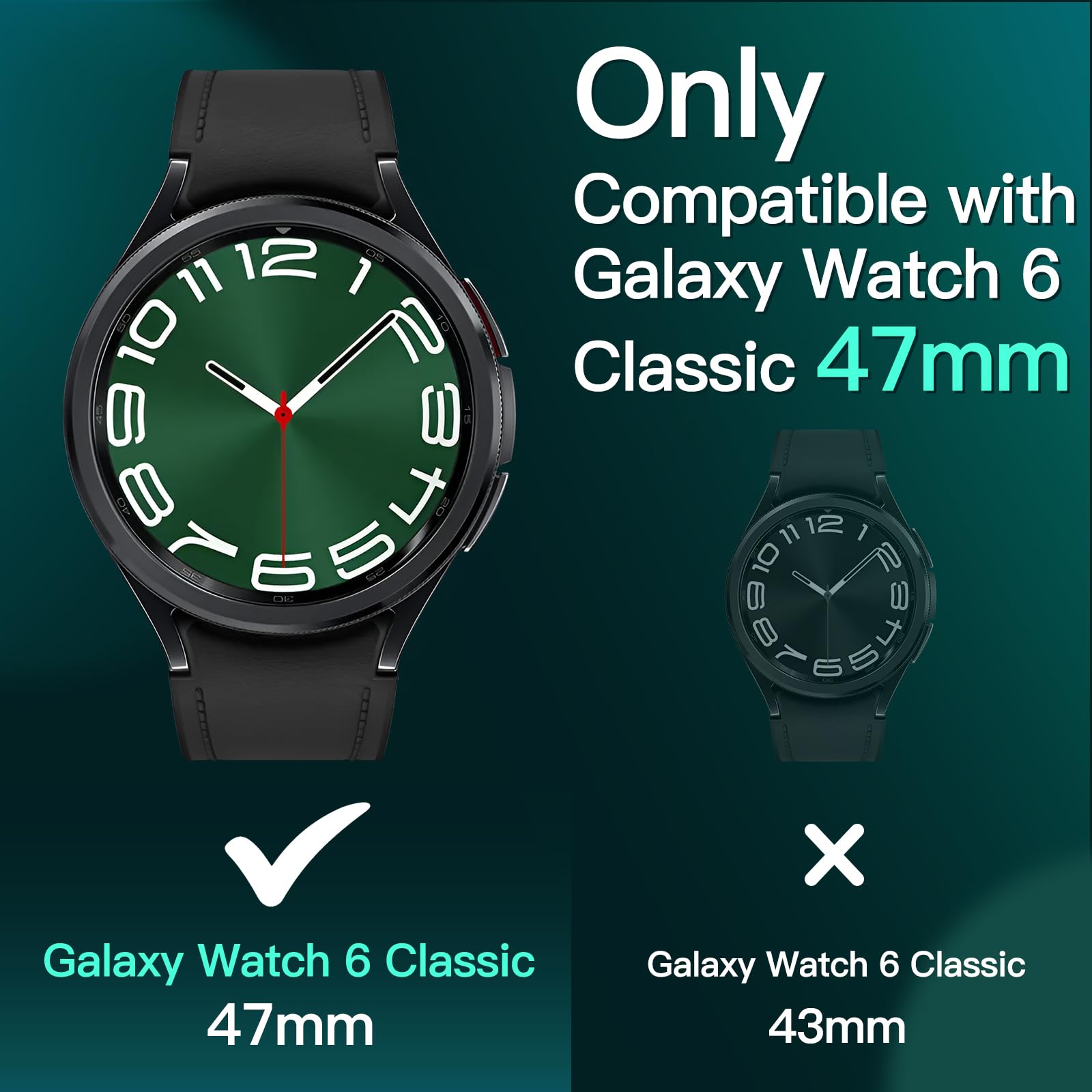 Foto 3 pulgar | Funda Y Protector De Pantalla Jetech Para Samsung Galaxy Watch 6 - Venta Internacional.