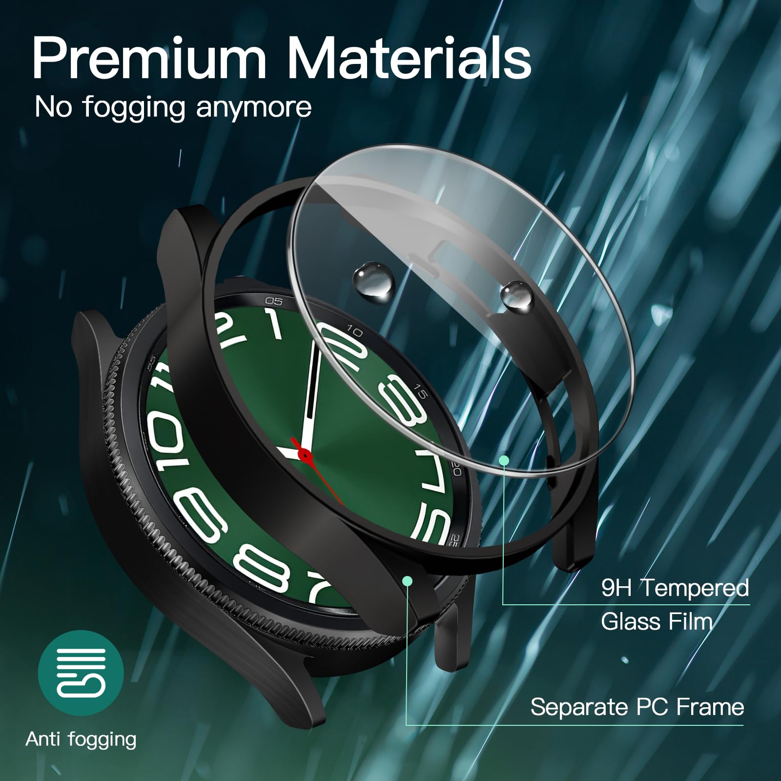 Foto 4 pulgar | Funda Y Protector De Pantalla Jetech Para Samsung Galaxy Watch 6 - Venta Internacional.