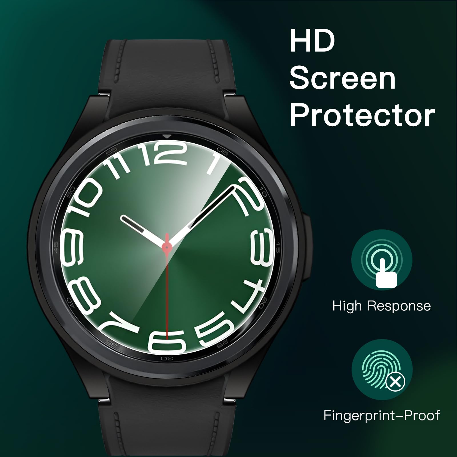Foto 6 pulgar | Funda Y Protector De Pantalla Jetech Para Samsung Galaxy Watch 6 - Venta Internacional.