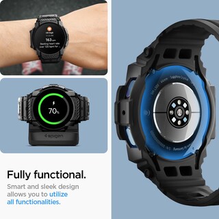 Foto 6 | Funda Con Correa Para Samsung Galaxy Watch 7 Spigen Rugged Armor Pro De 44 Mm - Venta Internacional.