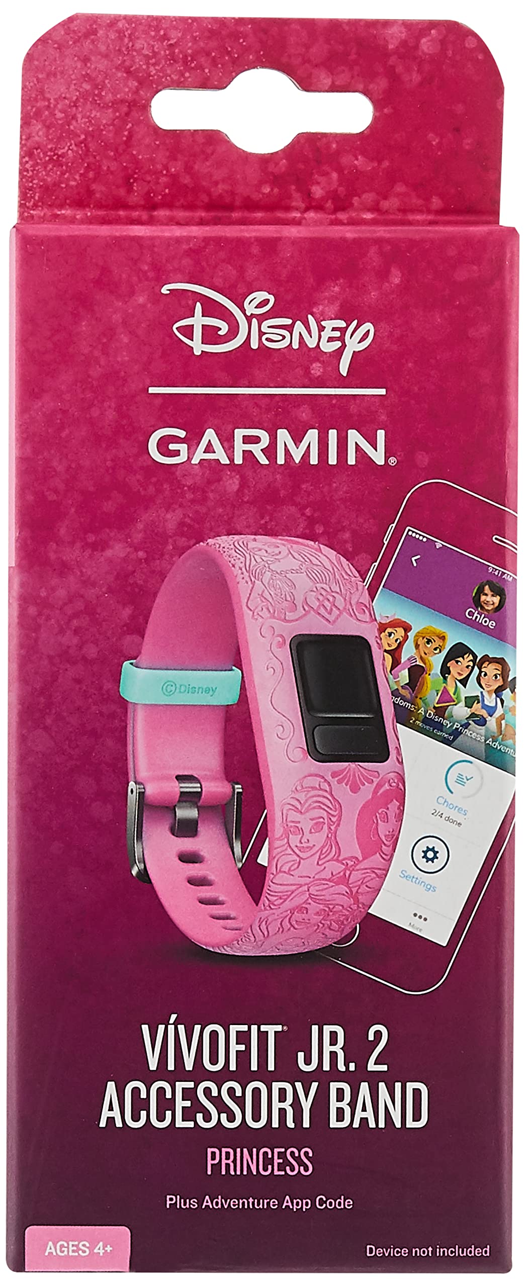 Foto 3 pulgar | Accesory Band Garmin Vívofit Jr 2 Disney Princess Pink - Venta Internacional.