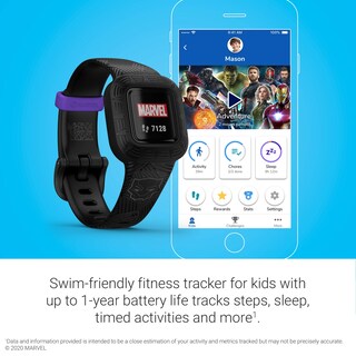Foto 3 | Monitor De Actividad Física Garmin Vivofit Jr. 3 Para Niños Black Panther - Venta Internacional.