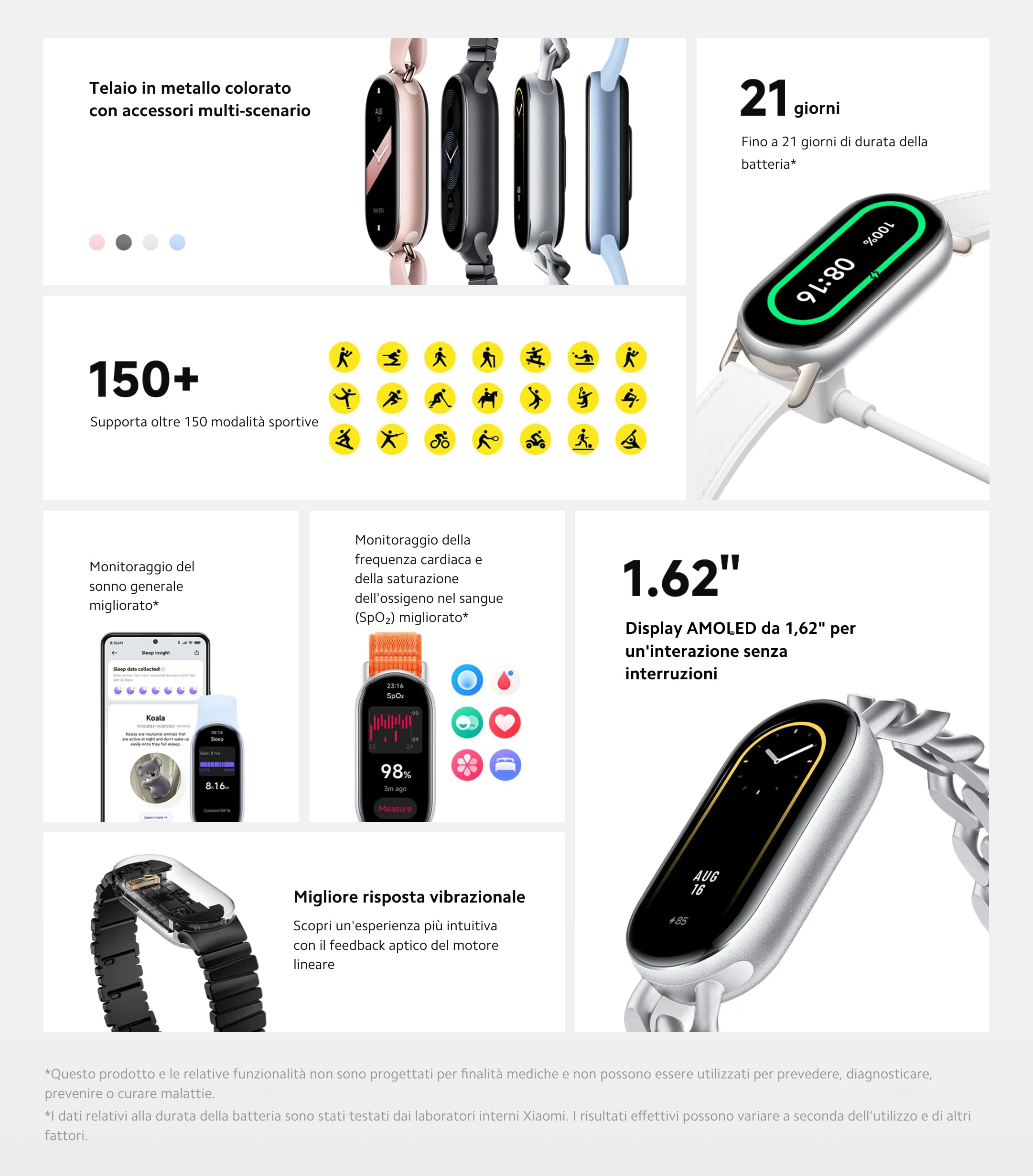 Foto 4 pulgar | Banda Inteligente Xiaomi 9 Versión Global (2024) Amoled De 1,62 Pulgadas - Venta Internacional.