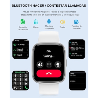 Foto 2 | Smartwatch Eo Safe Imports ESI-19590 Blanco