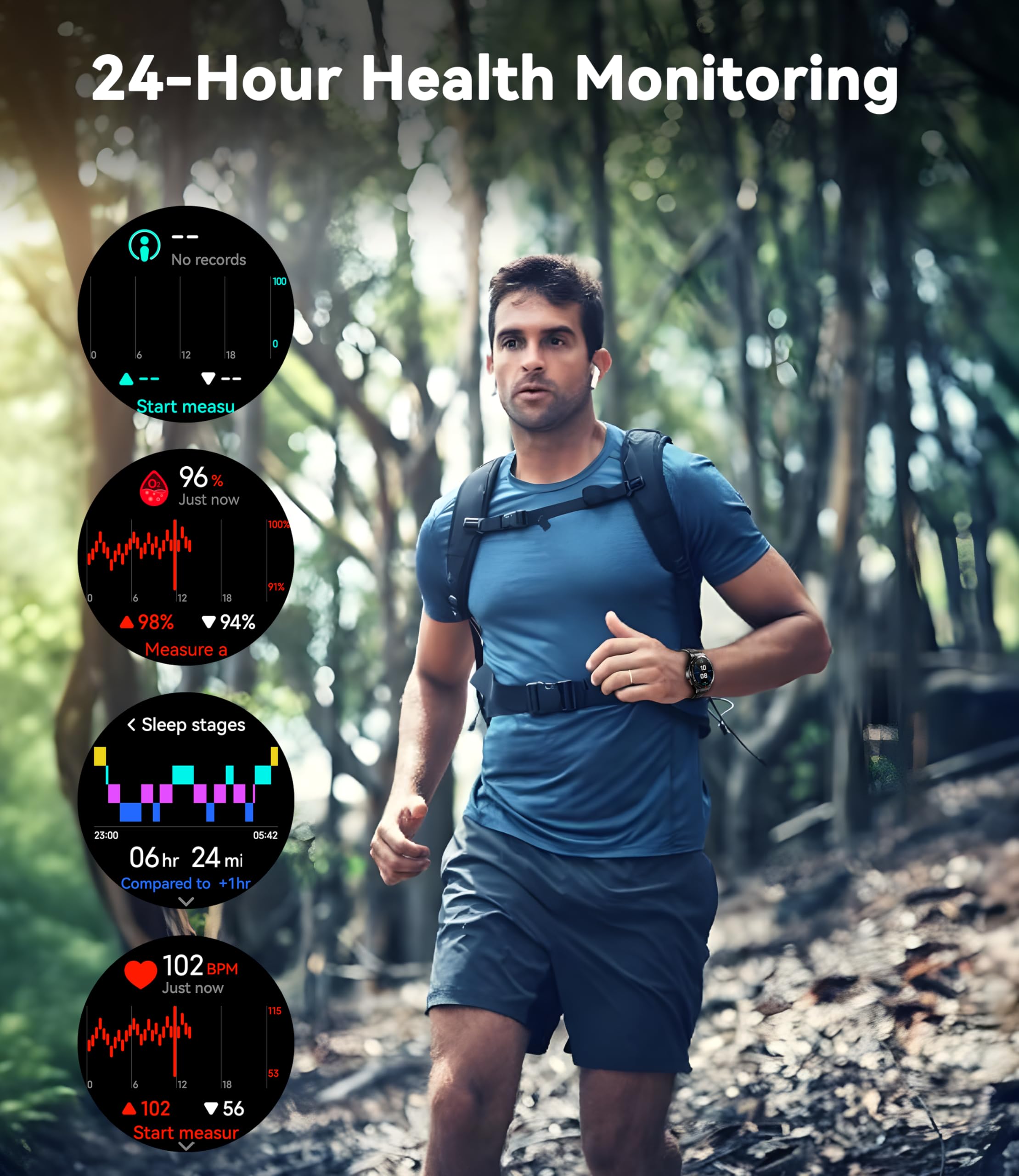 Foto 8 pulgar | Reloj Inteligente Oukitel Gps 1.43 Pulgadas Amoled 5atm Impermeable Para Hombre - Venta Internacional.