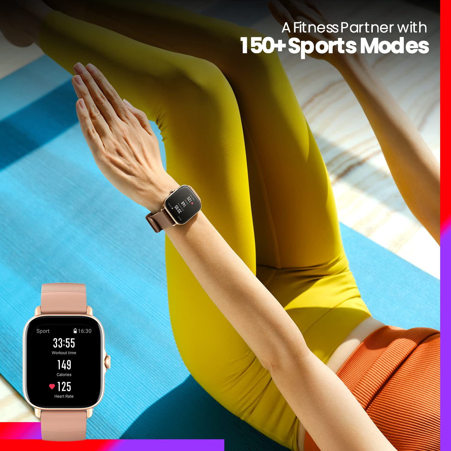 Foto 3 pulgar | Reloj Inteligente Amazfit Gts 3 Para Android Iphone Con Alexa Black - Venta Internacional.