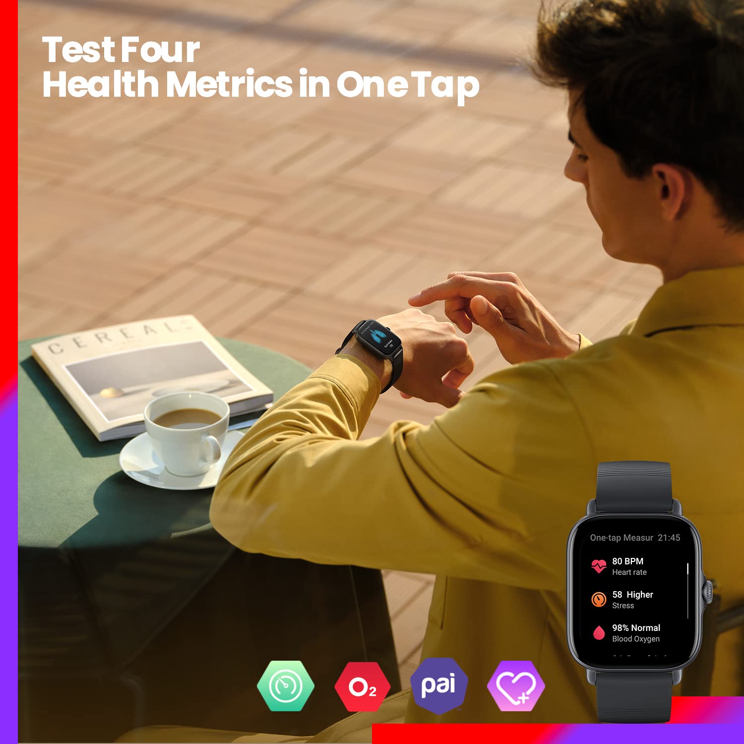 Foto 3 | Reloj Inteligente Amazfit Gts 3 Para Android Iphone Con Alexa Black - Venta Internacional.