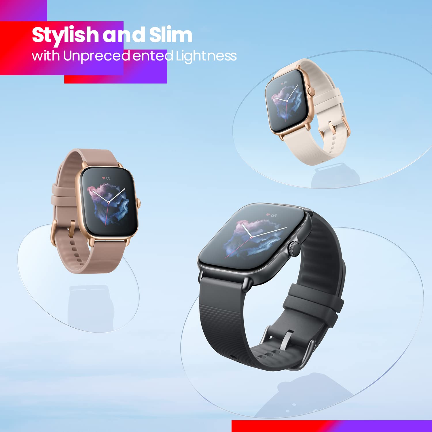 Foto 7 | Reloj Inteligente Amazfit Gts 3 Para Android Iphone Con Alexa Black - Venta Internacional.