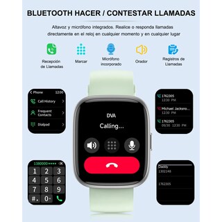 Foto 2 | Smartwatch Eo Safe Imports ESI-19591 Verde