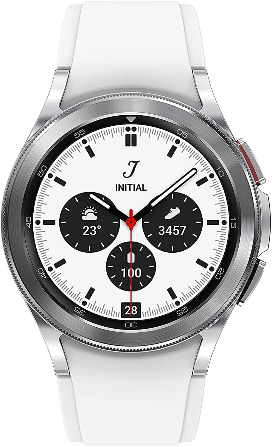 Foto 5 pulgar | Smartwatch Samsung Galaxy Watch 4 Classis 42 mm Plateado-Venta Internacional
