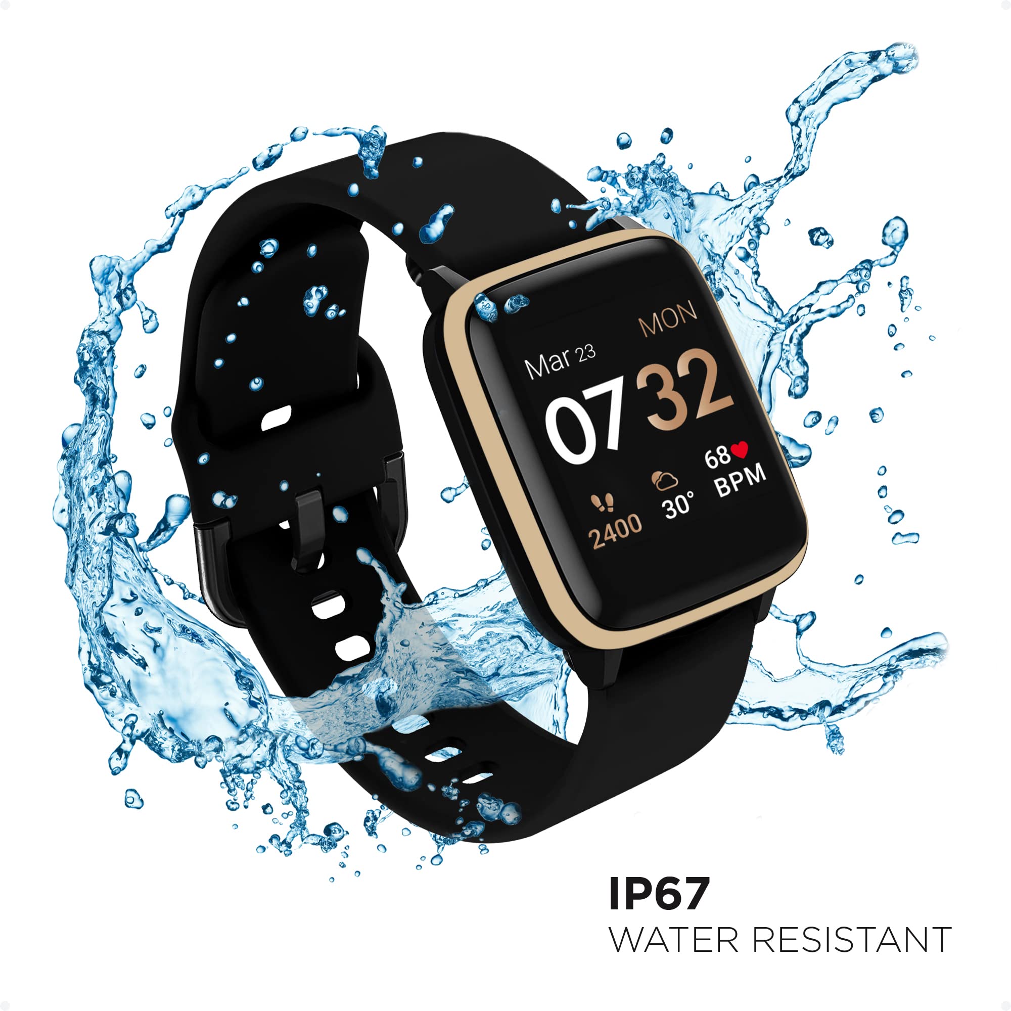 Foto 4 pulgar | Reloj Inteligente Itouch Kendall + Kylie Iphone/android Dorado/negro - Venta Internacional.