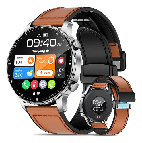 Foto 2 pulgar | Reloj Xtellar Inteligente Hombre Llamada Relojes Deportivo Bluetooth