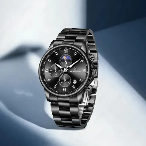 Foto 4 pulgar | Reloj Xtellar Pulsera Hombre Impermeable Relojes Cuarzo Acero Fecha