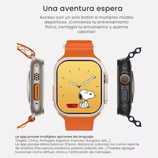Foto 3 | Set Smartwatch Deportivo X90 Carga Inalámbrica Audifonos Y Case
