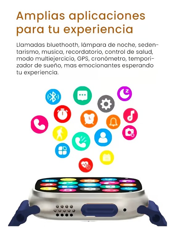 Foto 5 pulgar | Set Smartwatch Deportivo X90 Carga Inalámbrica Audifonos Y Case