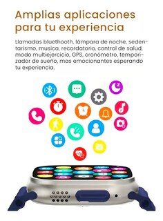 Foto 4 | Set Smartwatch Deportivo X90 Carga Inalámbrica Audifonos Y Case