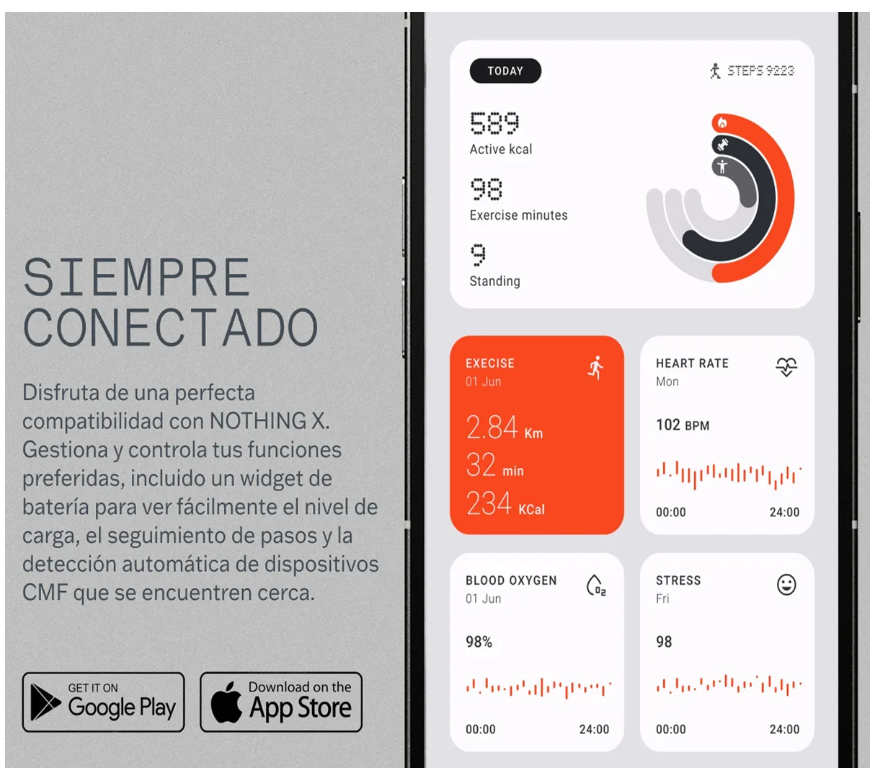 Foto 4 | Smartwatch Cmf Watch Pro 2 Versión Intl Gris Ceniza