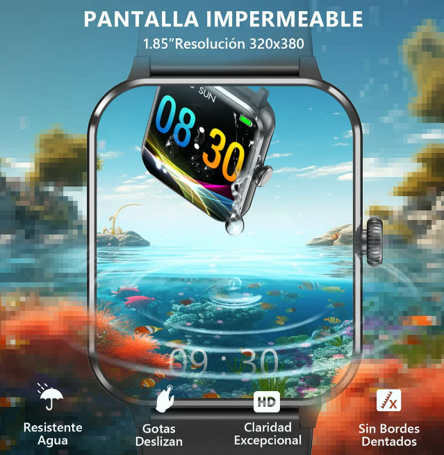 Foto 3 | Xtellar - Smartwatch Premium, Pantalla Hd, Impermeable, Versátil Y Elegante Para Mujer Y Hombre