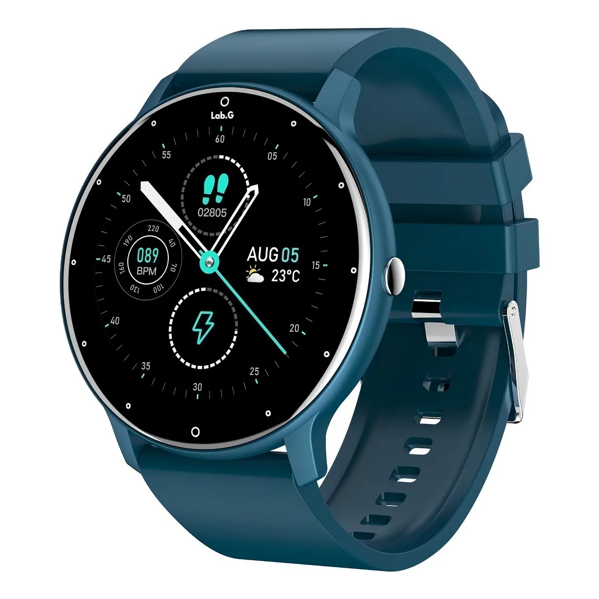 Foto 1 | Smartwatch Zl02 1.28 Deportivo Lab.g Azul