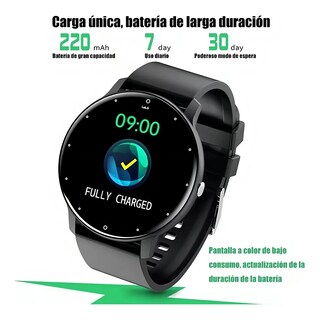 Foto 3 | Smartwatch Zl02 1.28 Deportivo Lab.g Azul