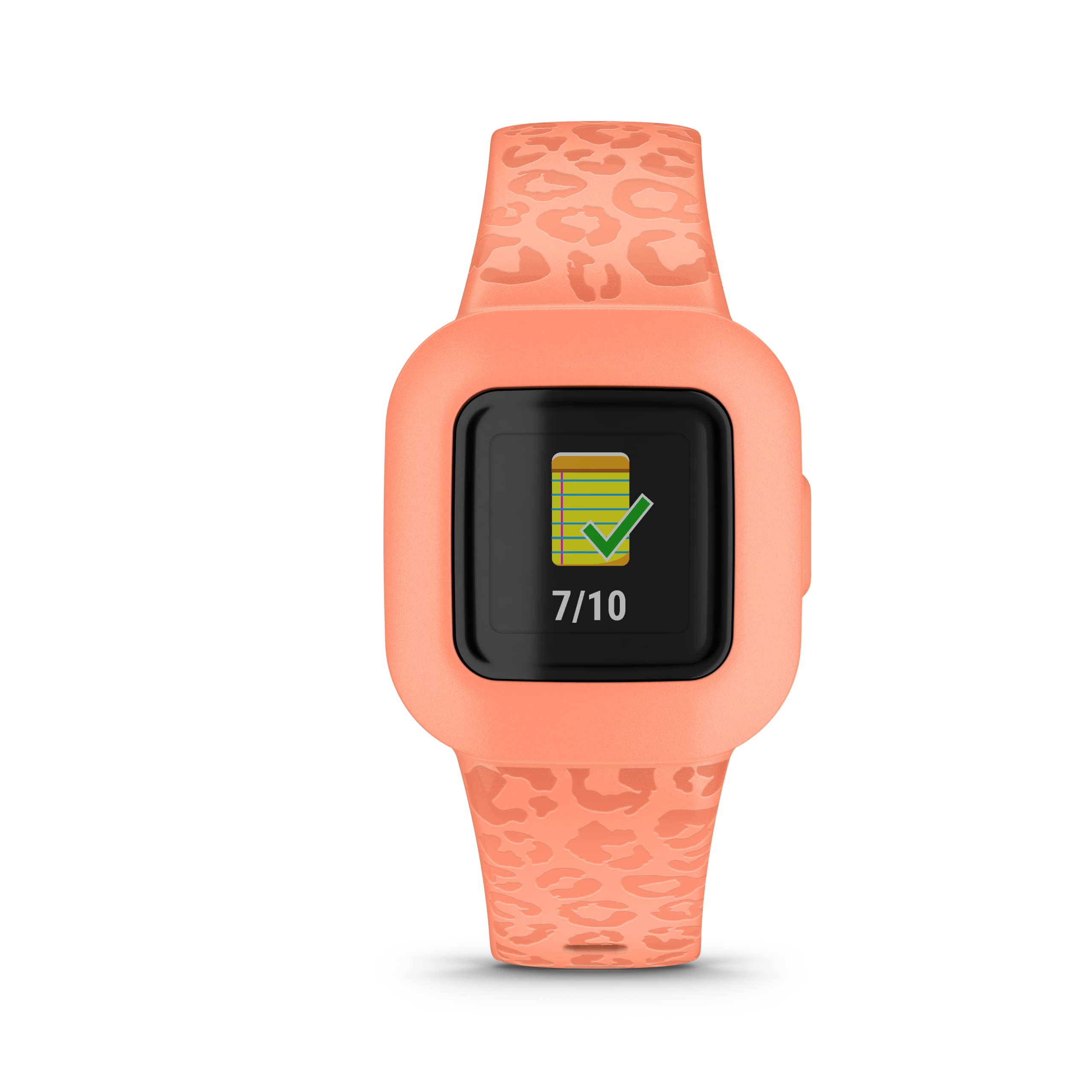 Foto 3 pulgar | Monitor De Actividad Para Niños Garmin Vívofit  Jr. 3 Peach Leopard - Venta Internacional.