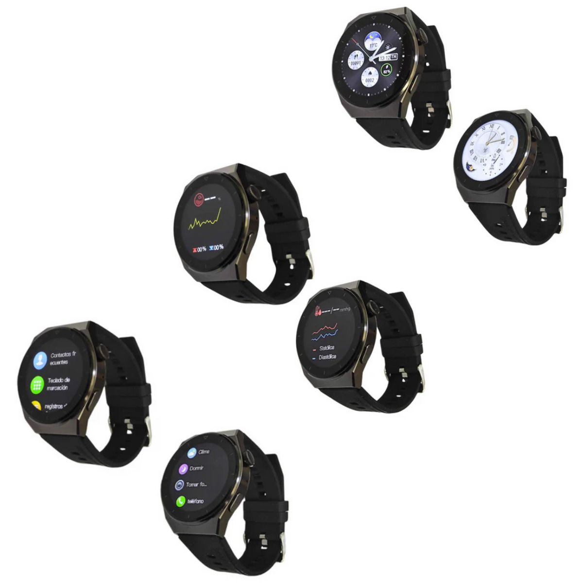Foto 3 pulgar | Bundle Smartwatch Bossney W03 Pro Negro Incluye Qcy H2 Pro Negros